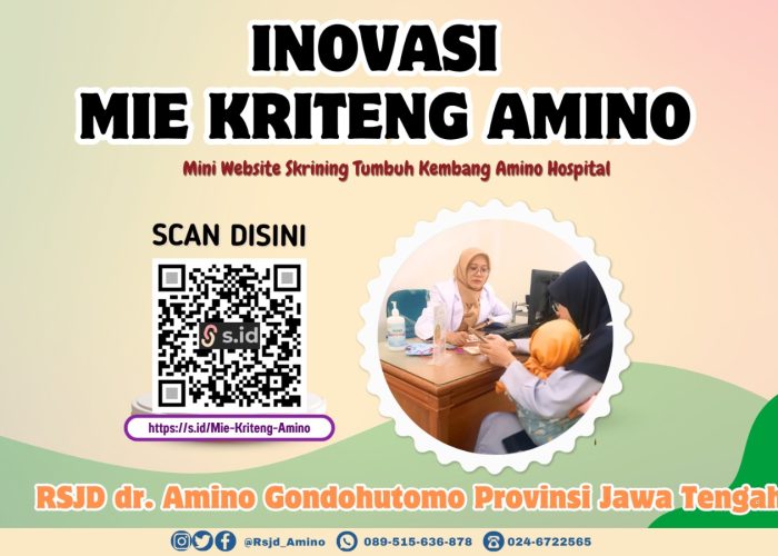 MIE KRITENG AMINO ( Mini Website Skrining Tumbuh Kembang Amino Hospital )