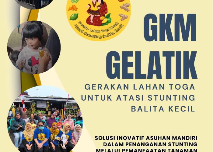 INOVASI GELATIK (GERAKAN LAHAN TOGA UNTUK ATASI STUNTING BALITA KECIL)