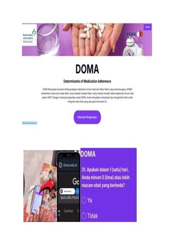 WEBSITE DOMA (DETERMINANT OF MEDICATION ADHERENCE)