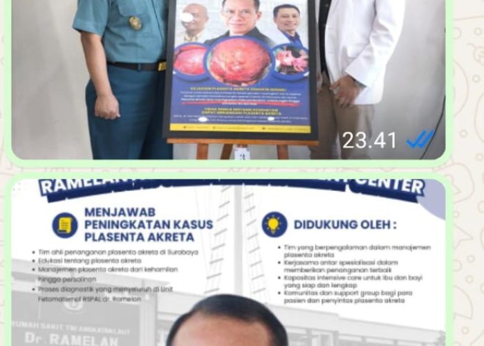 RAMELAN ACCRETA MANAGEMENT CENTER (RAM-C) PUSAT RUJUKAN TERPADU GUNA MENURUNKAN ANGKA MORTALITAS DAN MORBIDITAS MATERNAL